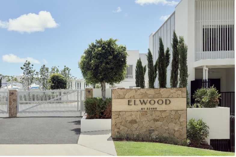 Elwood by Azure Entrance Elwood by Azure — 68-terrace gated community supplied with Builders World tapware, Mango Hill QLD